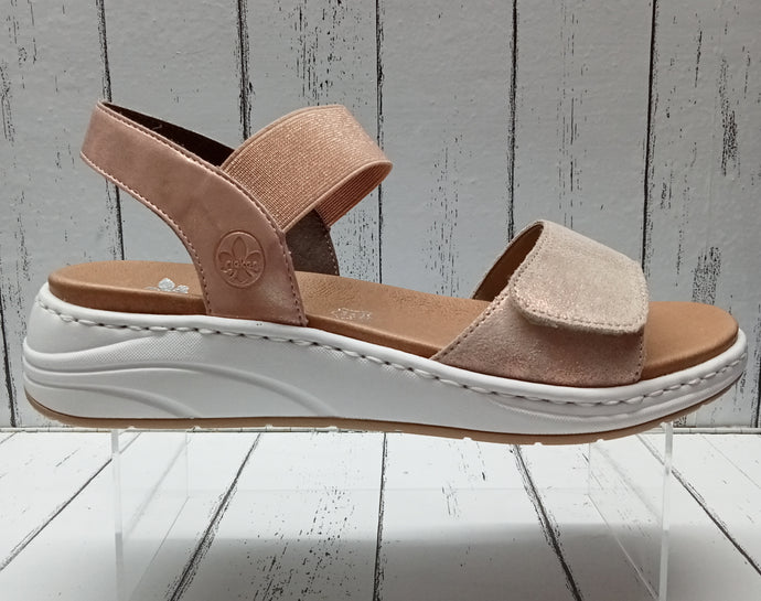 RIEKER - 64300-31 - SANDAL - Rose Gold