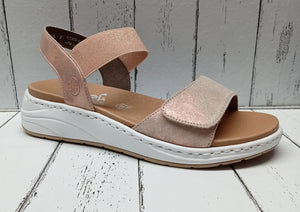 RIEKER - 64300-31 - SANDAL - Rose Gold