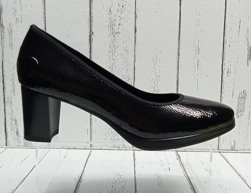 RIEKER - 49560-04 - COURT SHOE - Black Patent