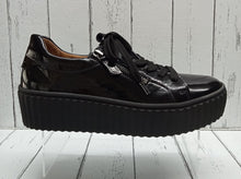Load image into Gallery viewer, GABOR (Dolly) - 93.200.97 - LACE UP/ZIP SNEAKER STYLE SHOE - Black Patent