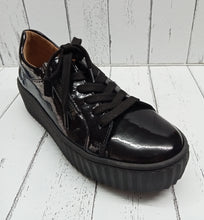 Load image into Gallery viewer, GABOR (Dolly) - 93.200.97 - LACE UP/ZIP SNEAKER STYLE SHOE - Black Patent