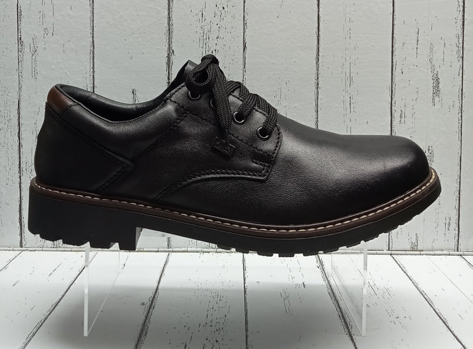RIEKER - F4611-00 - LACE UP SHOE  - Black