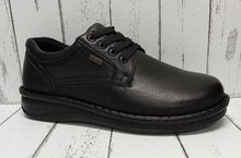 Load image into Gallery viewer, G-COMFORT SHOES (EXTRA WIDE FITTING) - P3701 - LACE UP SHOE - Black (Waterproof)