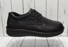 Load image into Gallery viewer, G-COMFORT SHOES (EXTRA WIDE FITTING) - P3701 - LACE UP SHOE - Black (Waterproof)