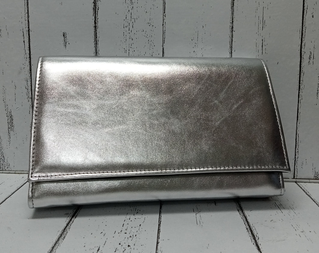 HB Italia - JASMINE CLUTCH BAG - SILVER