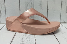 Load image into Gallery viewer, FitFlop - LULU - 188-323 - WEDGE TOE POST MULE - Rose Gold