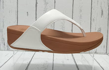 Load image into Gallery viewer, FitFlop - LULU - 188-024 - WEDGE TOE POST MULE - White