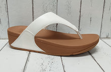 Load image into Gallery viewer, FitFlop - LULU - 188-024 - WEDGE TOE POST MULE - White