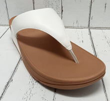 Load image into Gallery viewer, FitFlop - LULU - 188-024 - WEDGE TOE POST MULE - White