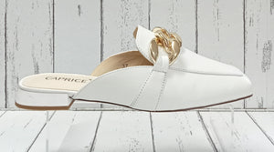 CAPRICE - 9-27104-20 102 - MULE LOAFER - White