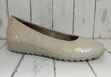 Load image into Gallery viewer, CAPRICE - 9-22161-20 219 - BALLET/PUMP SHOE - STONE REPTILE