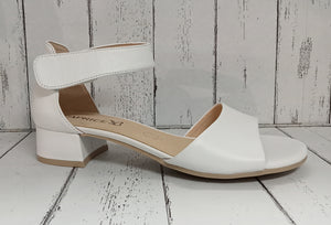 CAPRICE - 9-28212-20 102 - ANKLE STRAP SANDAL/ SHOE - White