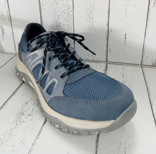 Load image into Gallery viewer, RIEKER - M9601-14 -  LACE UP TRAINER - Jeans Blue
