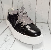 Load image into Gallery viewer, RIEKER - N59A2-00 -  LACE UP TRAINER - Black Patent
