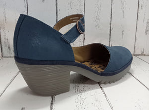 FLY London - WIFO440FLY - P501440001 - HEELED STRAP SHOE - Blue