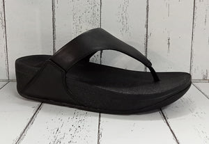 FitFlop - LULU - 188-001 - WEDGE TOE POST MULE - Black