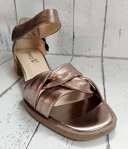 CAPRICE - 9-28202-20 341 - ANKLE STRAP SANDAL/ SHOE - Taupe Metallic