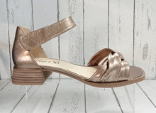 Load image into Gallery viewer, CAPRICE - 9-28202-20 341 - ANKLE STRAP SANDAL/ SHOE - Taupe Metallic